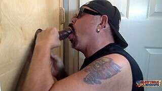 Last Gloryhole Cock Suck Of The Day